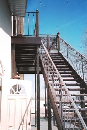 Custom Railing and Stairway